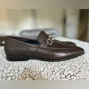 Men’s Ferragamo Brown Leather Loafers